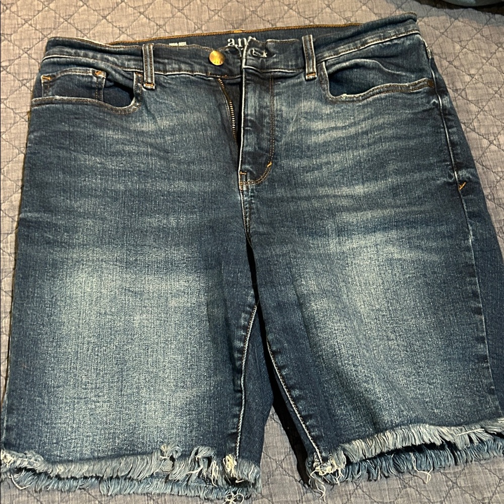 a.n.a Blue Denim Women Shorts